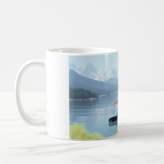 11oz mug with "Orcas in the Inlet" image