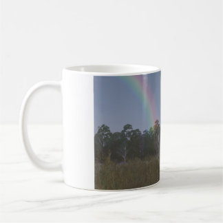 11oz mug with "Rainbow on the Meadow" image