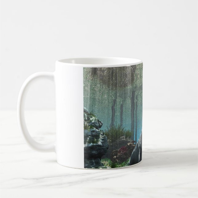11oz mug with "Seal Pup" image (Left)