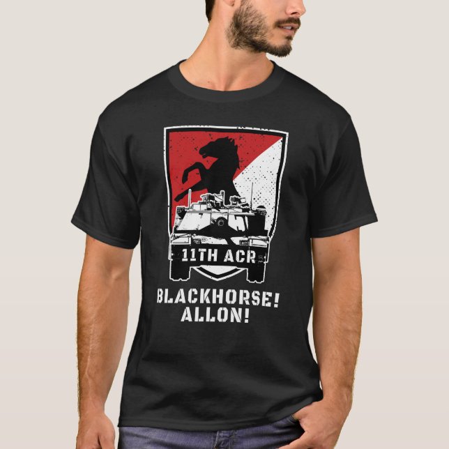 11th ACR: The Blackhorse Warriors T-Shirt (Front)