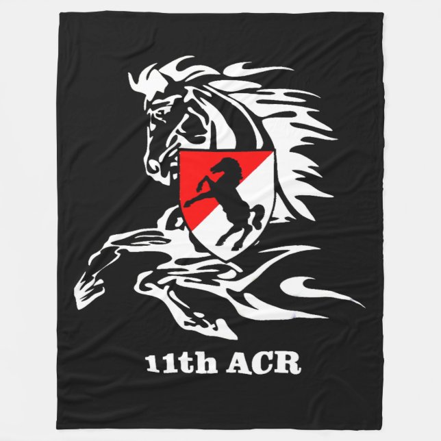 11TH AIR CAV FLEECE BLANKET (Front)