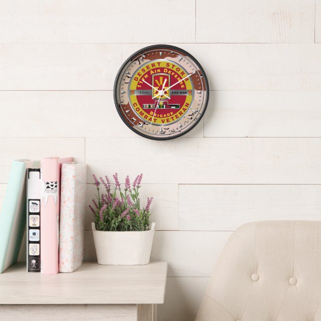 11th Air Defence Artillery Brigade Desert Storm Clock (Reading Room)