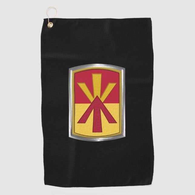 11th Air Defence Brigade Customised Patch Golf Towel (Front)
