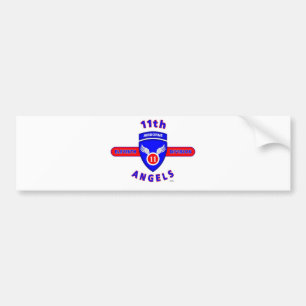 11TH AIRBORNE DIVISION "ANGELS" BUMPER STICKER