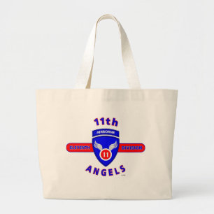 11TH AIRBORNE DIVISION "ANGELS" LARGE TOTE BAG