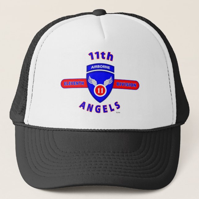 11TH AIRBORNE DIVISION "ANGELS" TRUCKER HAT (Front)