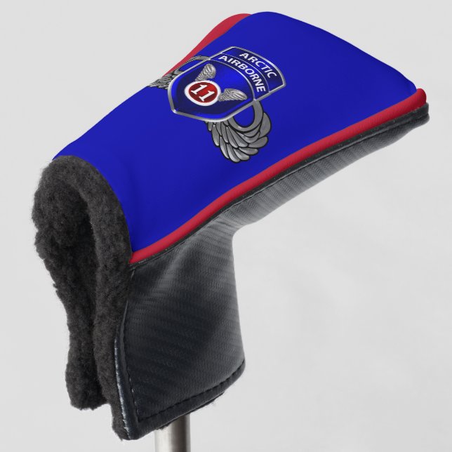 11th Airborne Division  Golf Head Cover (3/4 Front)
