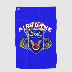 11th Airborne Division Golf Towel