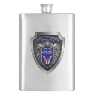 11th Airborne Division   Hip Flask