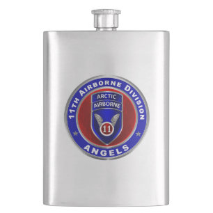 11th Airborne Division    Hip Flask