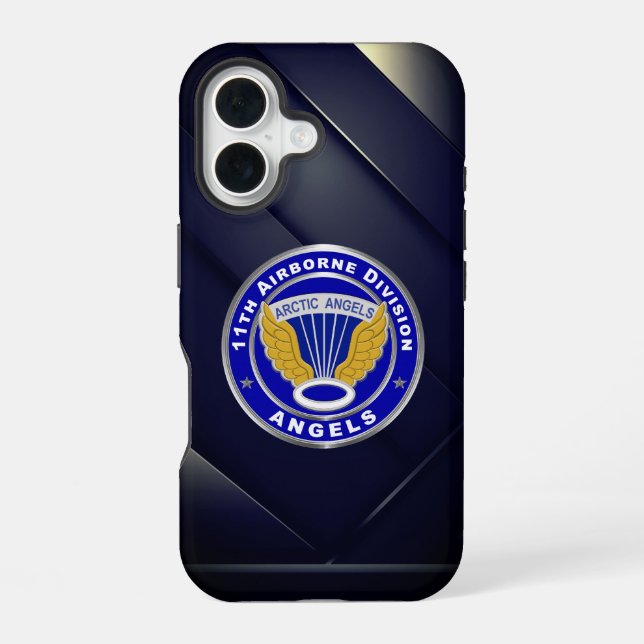11th Airborne Division  iPhone 16 Case (Back)