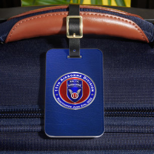 11th Airborne Division  Luggage Tag