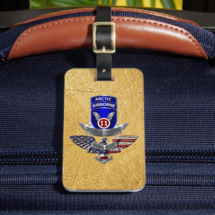11th Airborne Division   Luggage Tag