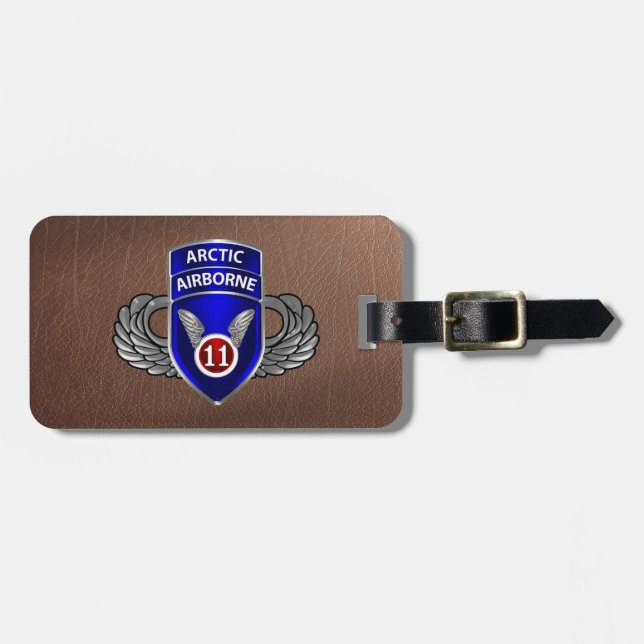11th Airborne Division   Luggage Tag (Front Horizontal)