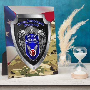 11th Airborne Division Plaque
