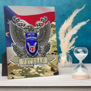11th Airborne Division Plaque
