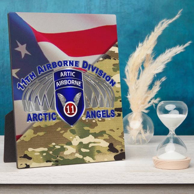 11th Airborne Division  Plaque (Side)