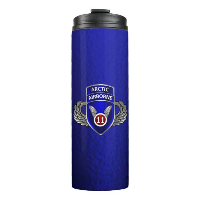 11th Airborne Division   Thermal Tumbler (Front)