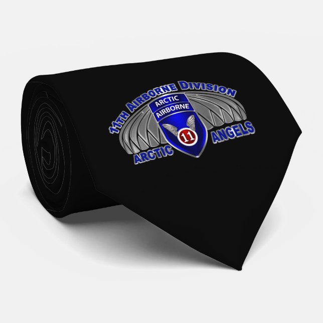 11th Airborne Division  Tie (Rolled)