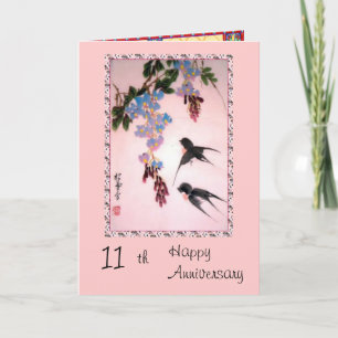 11th Anniversary card
