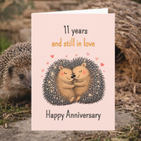 11th anniversary Hedgehogs cuddling