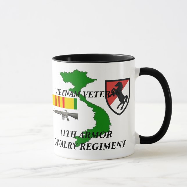 11th Armour Cavalry Regiment Vietnam Vet Coffee Mug (Right)