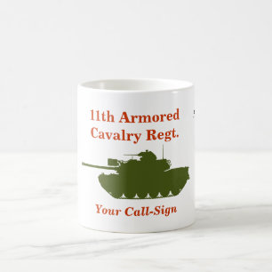 11th Armoured Cavalry M48A3 Patton Custom Mug