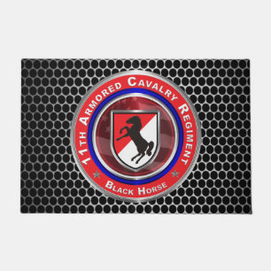 11th Armoured Cavalry Regiment “Black Horse” Doormat