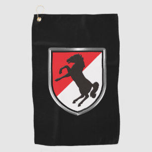 11th Armoured Cavalry Regiment “Black Horse” Golf Towel