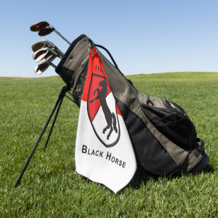 11th Armoured Cavalry Regiment “Black Horse” Golf Towel