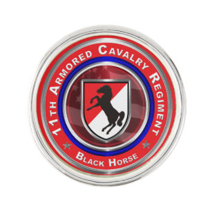 11th Armoured Cavalry Regiment “Black Horse” Lapel Pin