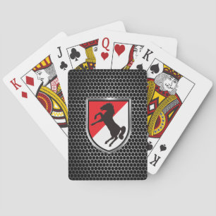 11th Armoured Cavalry Regiment “Black Horse” Play Playing Cards