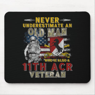 11th Armoured Cavalry Regiment Blackhorse Regiment Mouse Mat
