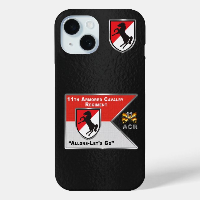 11th Armoured Cavalry Regiment  Case-Mate iPhone Case (Back)