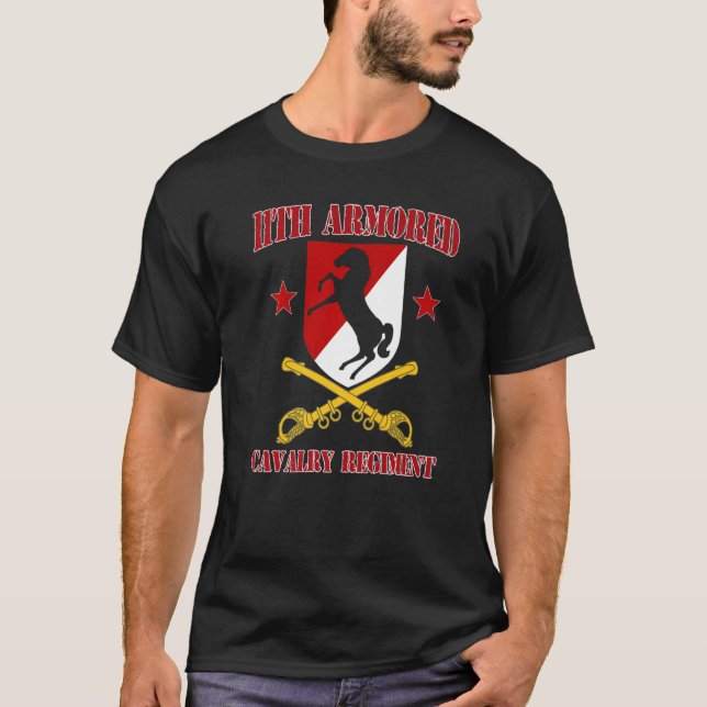 11th Armoured Cavalry Regiment  for 11th ACR vets T-Shirt (Front)