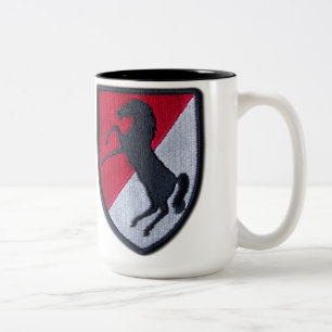 11th Armoured Cavalry Regiment OPFOR Fort Meade Two-Tone Coffee Mug