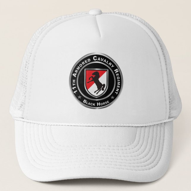 11th Armoured Cavalry Regiment  Trucker Hat (Front)