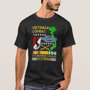 11th Armoured Cavalry Regiment Vietnam Combat Vet T-Shirt
