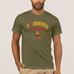 11th Armoured "Thunderbolt" Division Distressed T-Shirt