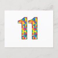 11th Birthday Autism Insert For Boy Girl