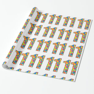 11th Birthday Autism Insert For Boy Girl Wrapping Paper