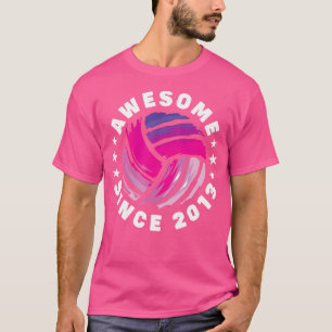 11Th Birthday Awesome Since 2013 11 Years Old Voll T-Shirt