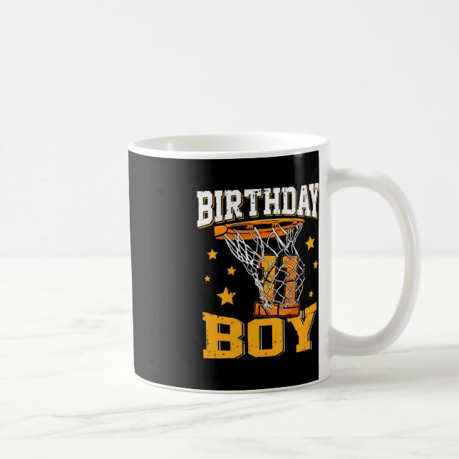 11th Birthday Basketball Boy 11 Year Old Basketbal Coffee Mug (Right)