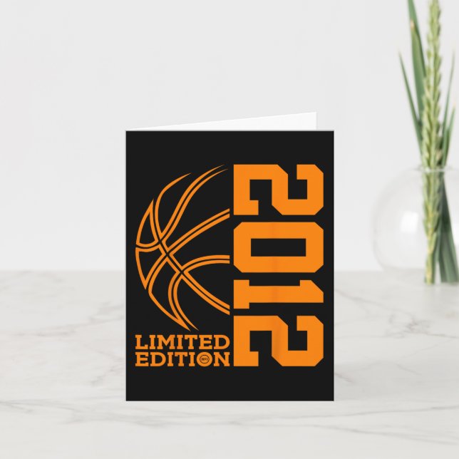 11th BIRTHDAY BASKETBALL LIMITED EDITION 2012  Card (Front)