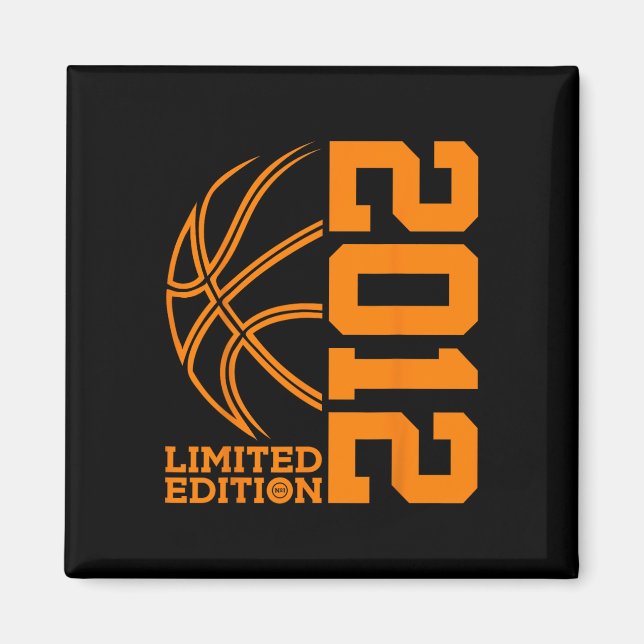 11th BIRTHDAY BASKETBALL LIMITED EDITION 2012  Magnet (Front)