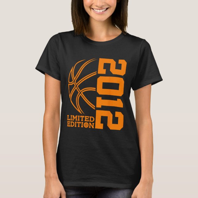 11th BIRTHDAY BASKETBALL LIMITED EDITION 2012  T-Shirt (Front)