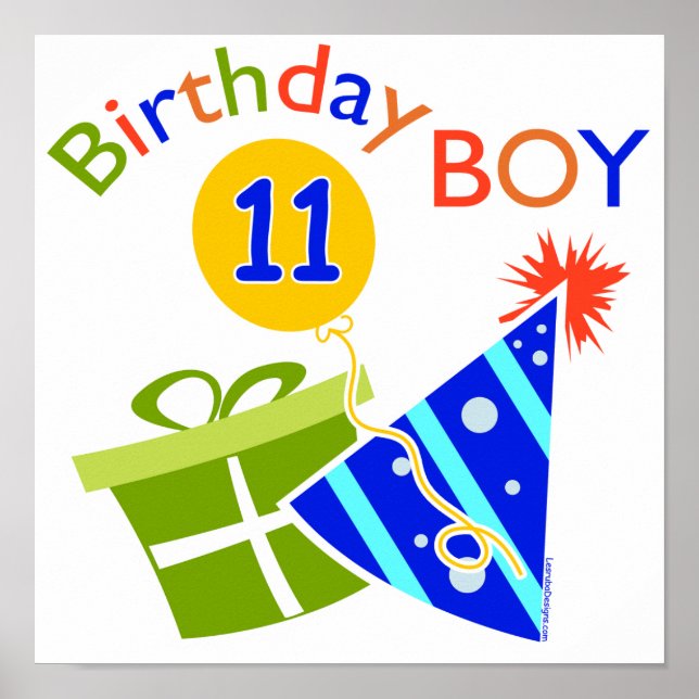 11th Birthday - Birthday Boy Poster (Front)