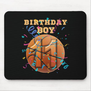 11th Birthday Boy 11 Years Old Sketll Players Team Mouse Mat