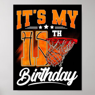 11th Birthday Boy Basball 11 Year Old Bday Kids Poster