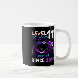 11th Birthday Boy Level 11 Unlocked Awesome Since Coffee Mug